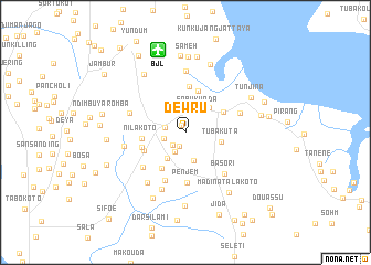 map of Dewru