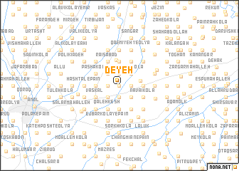 map of Deyeh