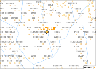 map of Deyiola