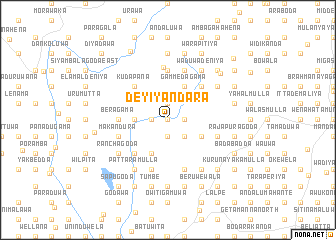map of Deyiyandara