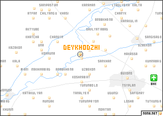 map of Dey-Khodzhi
