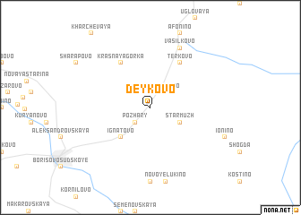 map of Deykovo