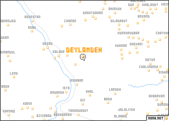 map of Deylamdeh