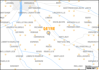 map of Deyme