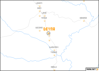 map of Deyna