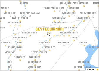 map of Dey Tégui Amani