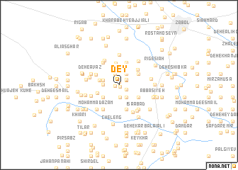 map of Dey