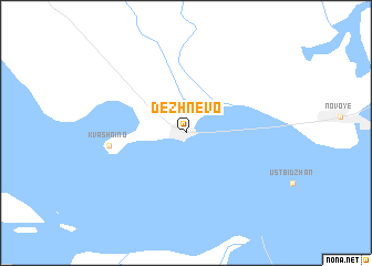 map of Dezhnëvo