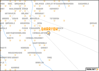 map of Dhaayow