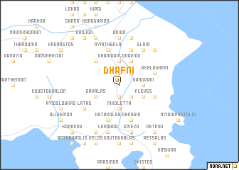 map of Dháfni