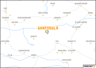 map of Dhafnoúla