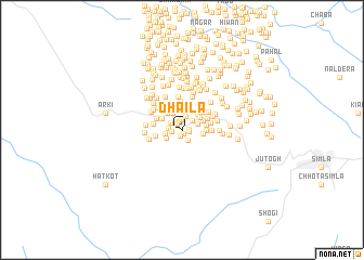 map of Dhāila