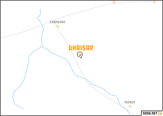 map of Dhaisar
