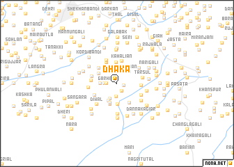 map of Dhāka