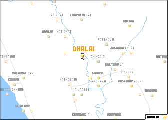 map of Dhalai