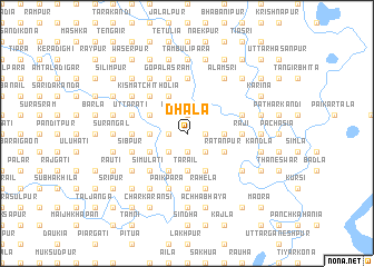 map of Dhala