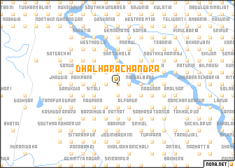 map of Dhalhara Chandra
