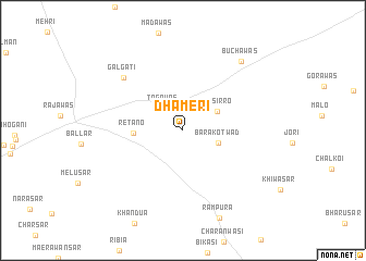 map of Dhameri