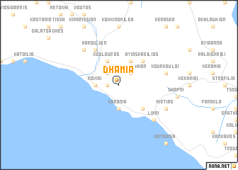 map of Dhamiá