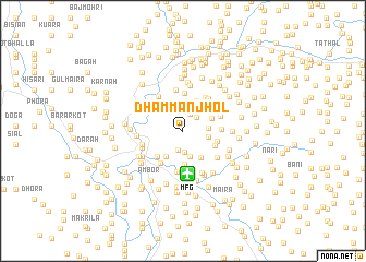 map of Dhammanjhol