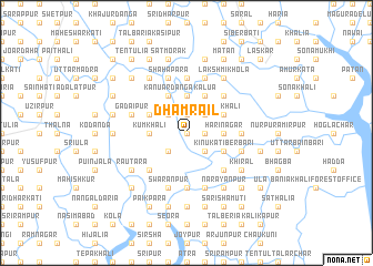 map of Dhāmrāil