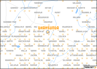 map of Dhāmsunda