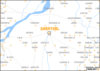 map of Dhamthal