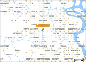 map of Dhāmura