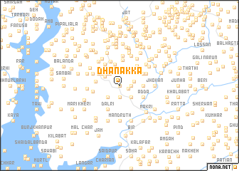 map of Dhanakka