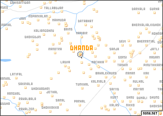 map of Dhanda