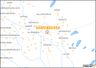 map of Dhāni Bakhsh
