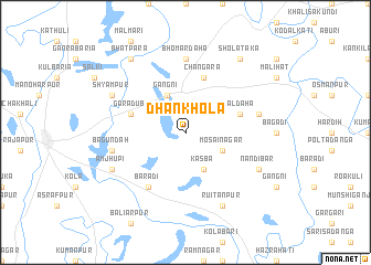 map of Dhānkhola