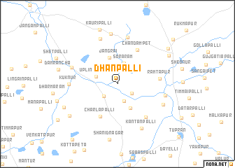 map of Dhanpalli