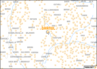 map of Dhanul