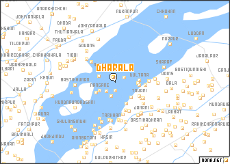 map of Dharāla