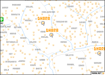 map of Dhara