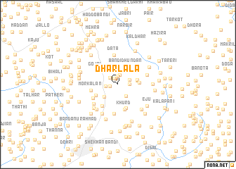 map of Dharlala