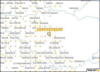 map of Dharmānagar