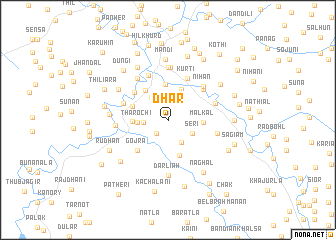 map of Dhar
