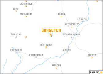 map of Dhasotón