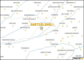 map of Dhāt Golowāli