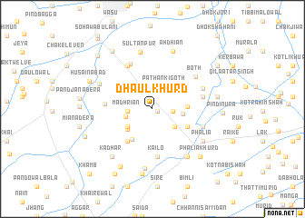 map of Dhaul Khurd