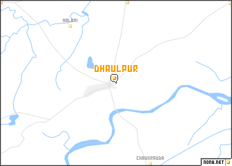 map of Dhaulpur