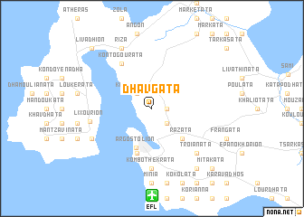 map of Dhavgáta