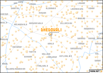 map of Dhedowāli