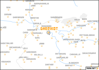 map of Dheri Kot