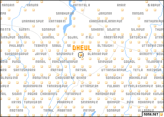 map of Dheul
