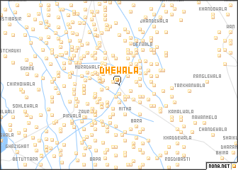 map of Dhewāla
