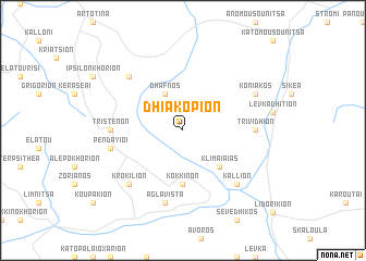 map of Dhiakópion