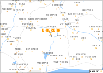 map of Dhierona